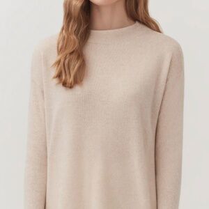 Cuyana cashmere Funnel Neck Sweater